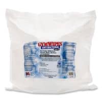 2XL Antibacterial Gym Wipes Refill, 1-Ply, 6 x 8, Unscented, White, 700 Wipes/Pack, 4 Packs/Carton