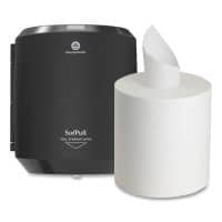 Georgia Pacific Professional SofPull CenterPull Hand Towel Dispenser, 9.63 x 8.88 x 10.94, Black