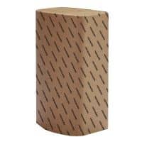 Highmark Multi-Fold 1-Ply Paper Towels, 100% Recycled, Natural, 250 Sheets Per Pack, Case Of 16 Packs