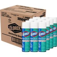 Clorox Disinfecting Spray, Fresh Scent, 19 Oz Bottle, Case Of 12