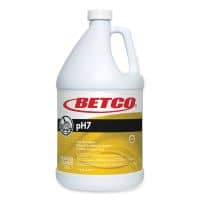 Betco pH7 Floor Cleaner, Lemon Scent, 1 gal Bottle, 4/Carton